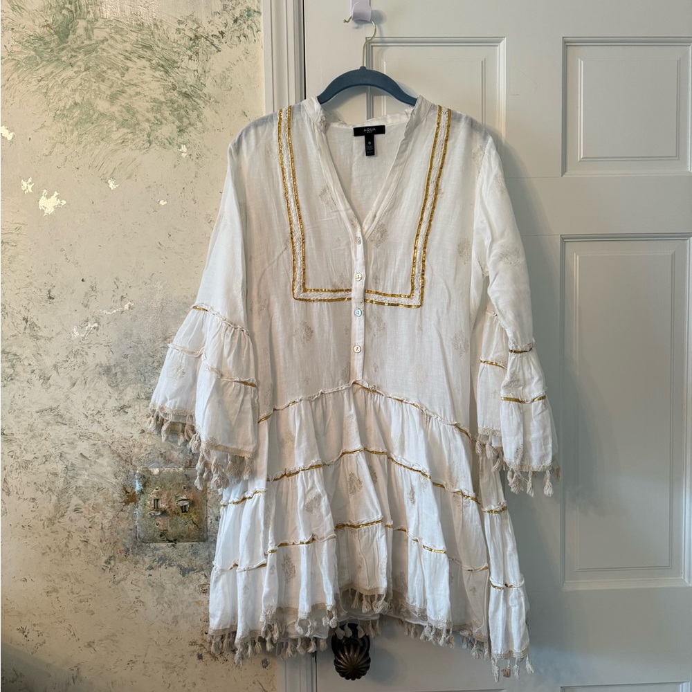 Aqua Swim White Tunic